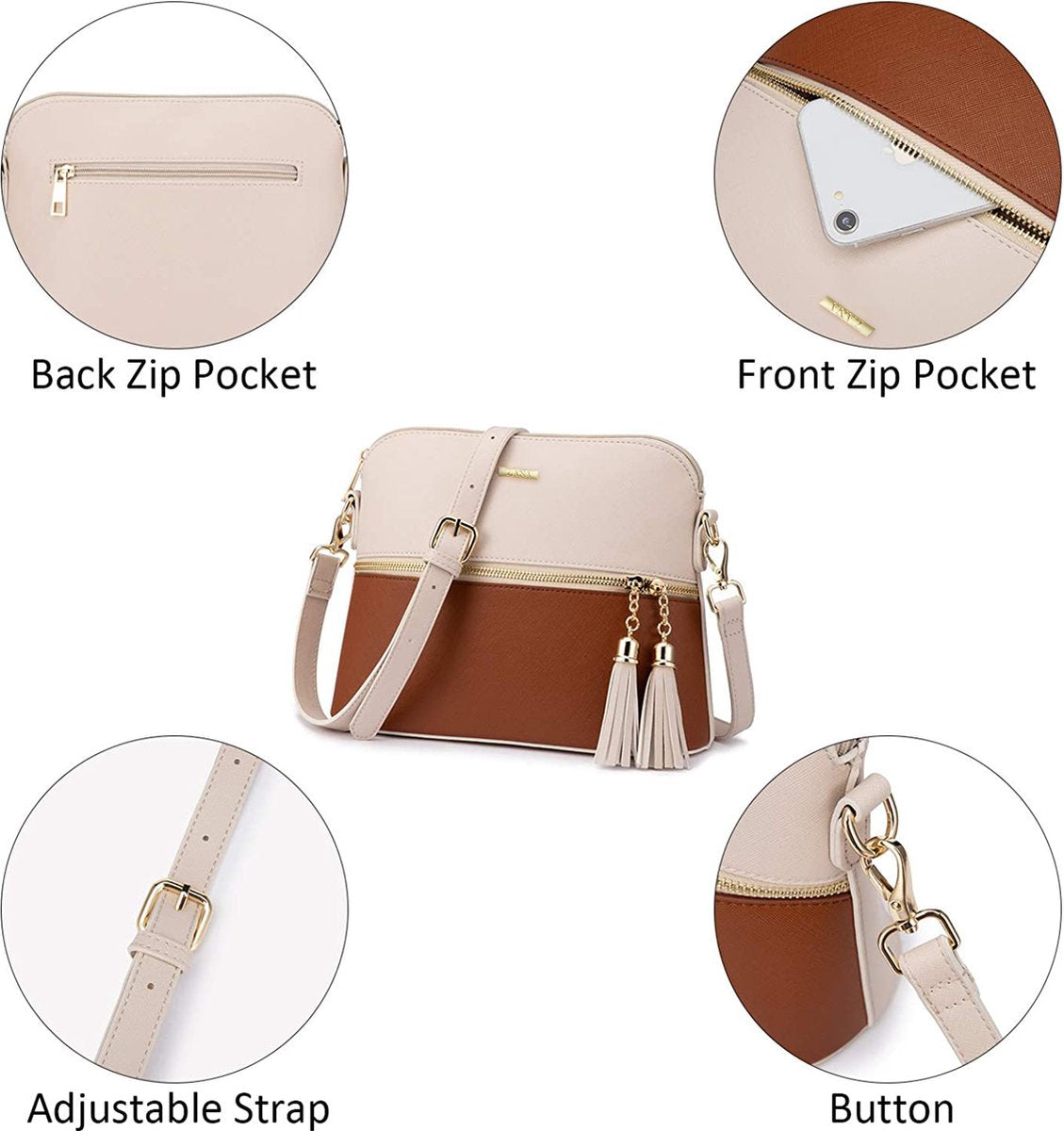 Lana® La Luna - Driedelige Handtassen set