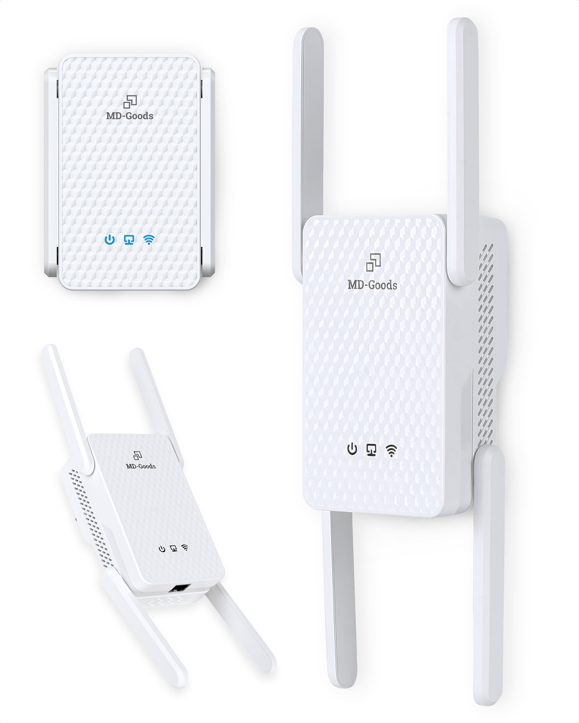 MD-Goods WiFi Versterker stopcontact - 3000Mbps - Wifi 6 - Repeater