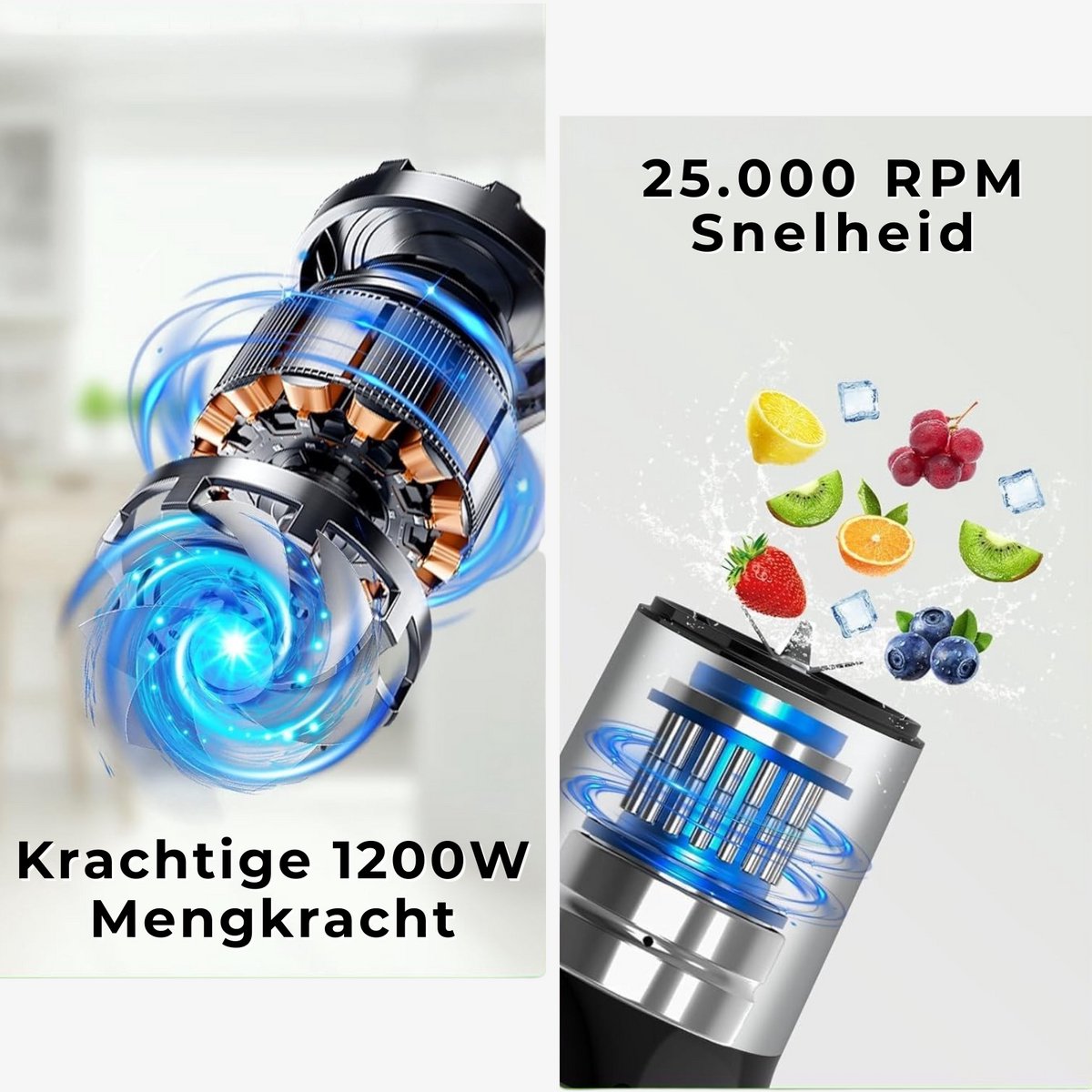 Orretti Blender Pro - Krachtige 1200 Watt Motor