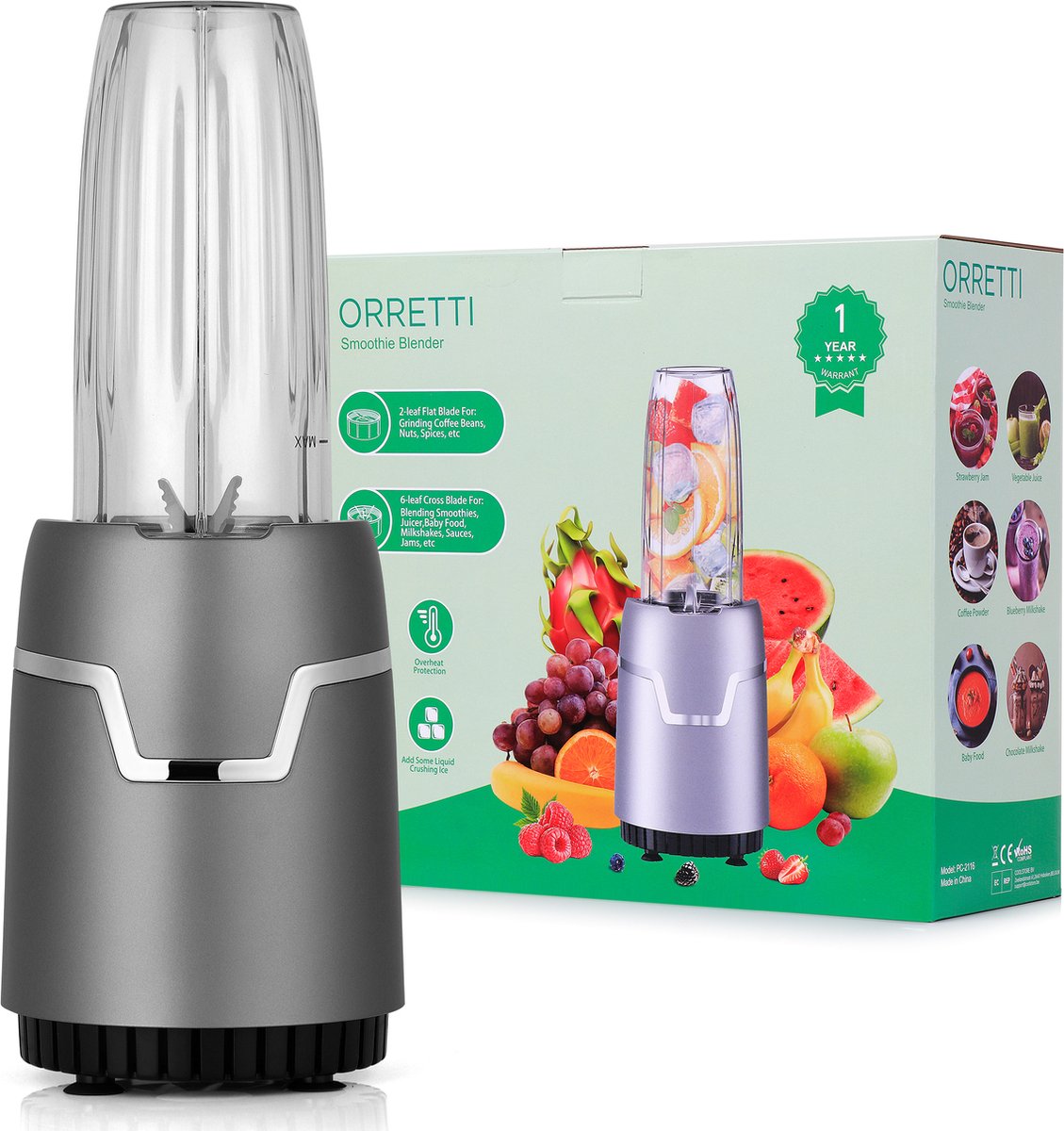 Orretti 800W Smoothie Maker