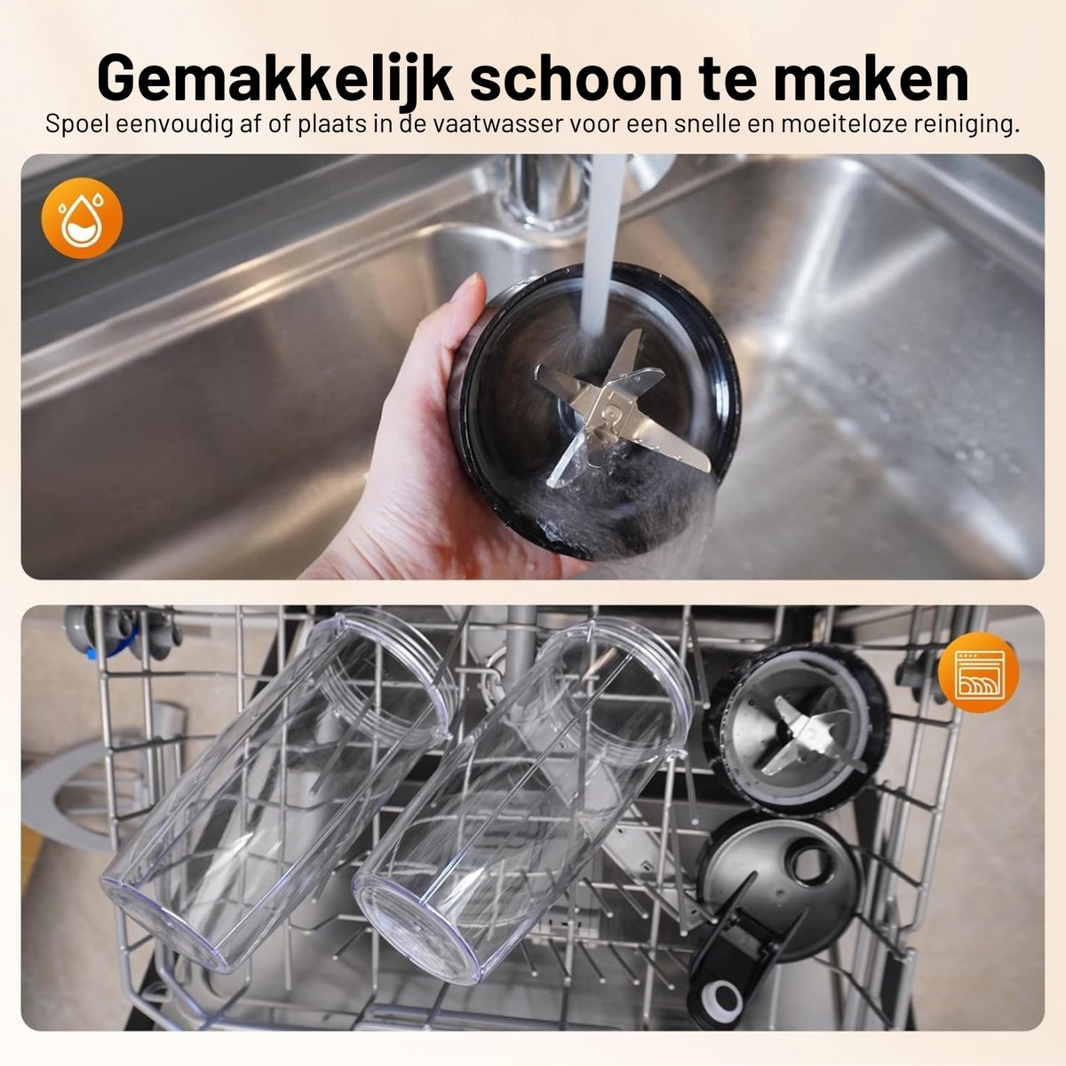 Orretti Blender Pro - Krachtige 1200 Watt Motor