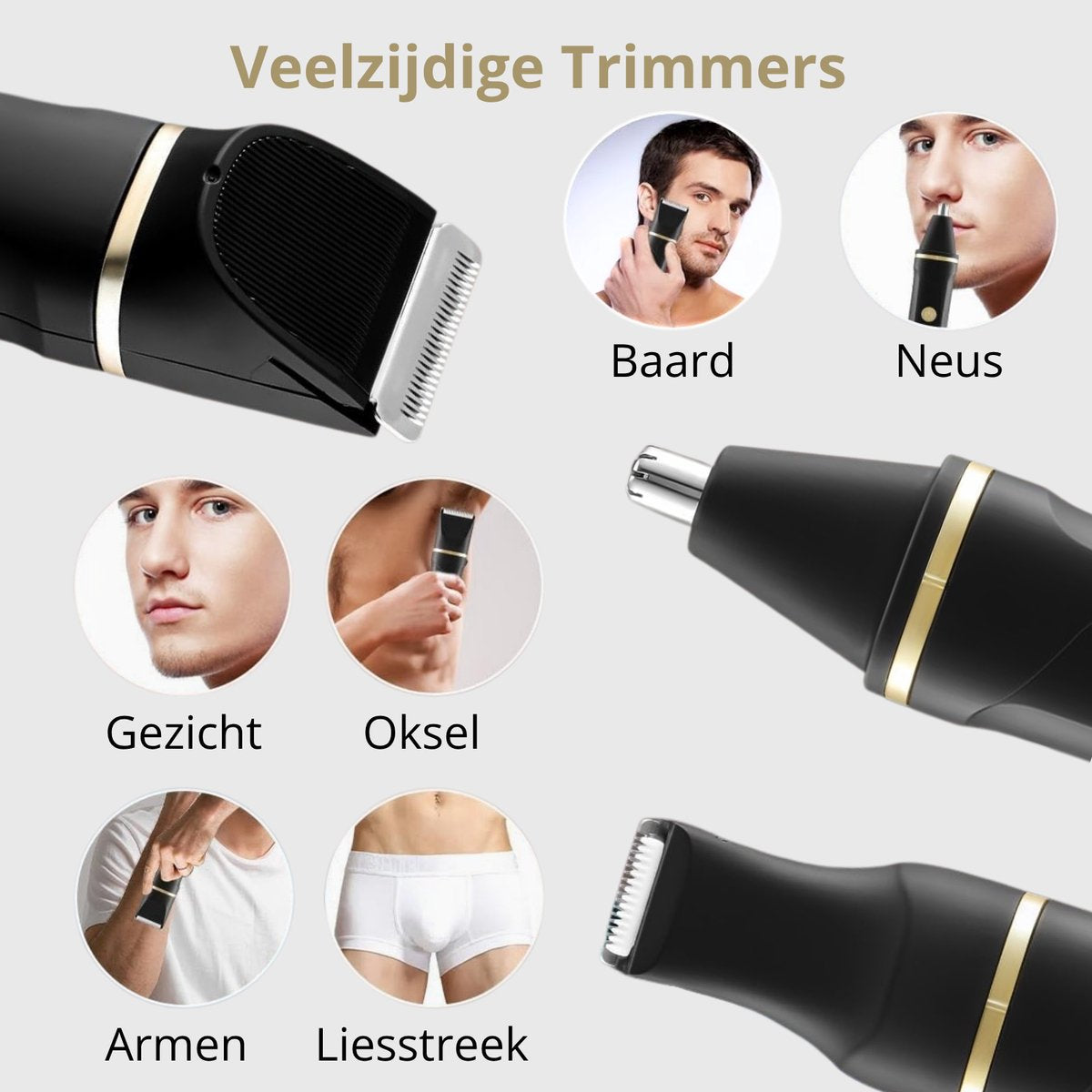 O’dor 3-in-1 Trimmer – Ladyshave - Zwart