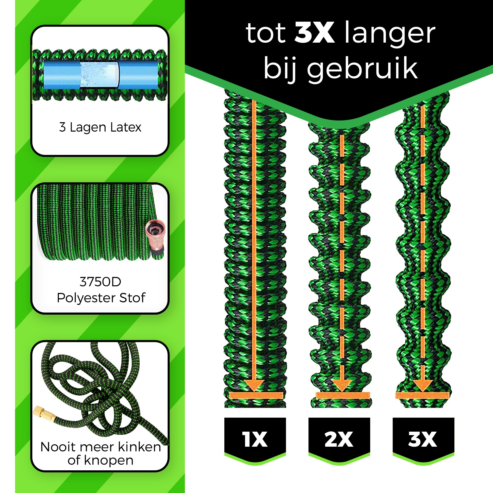 Sterke Uitrekbare Tuinslangen