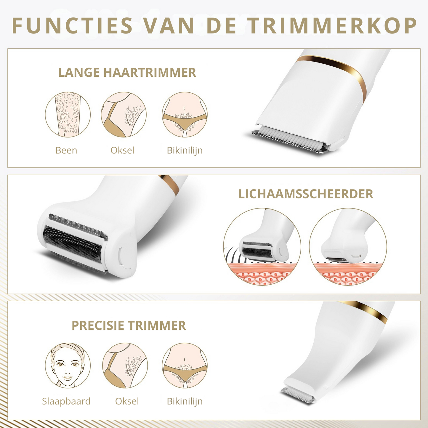 O’dor 8-in-1 Ladyshave en Trimmer